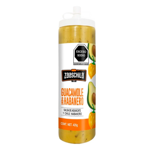 Imagen de Salsa Zaaschila Guacamole con Habanero 425 GRS
