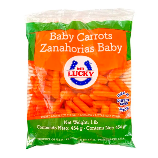 Imagen de Verduras Mr. Lucky Zanahorias Baby 454 GRS
