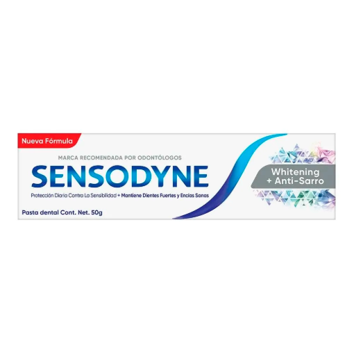 Imagen de Pasta Dental Sensodyne Whitening Antisarro 50 GRS