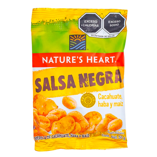 Imagen de Botana Nature’s Heart Salsa Negra 50 GRS