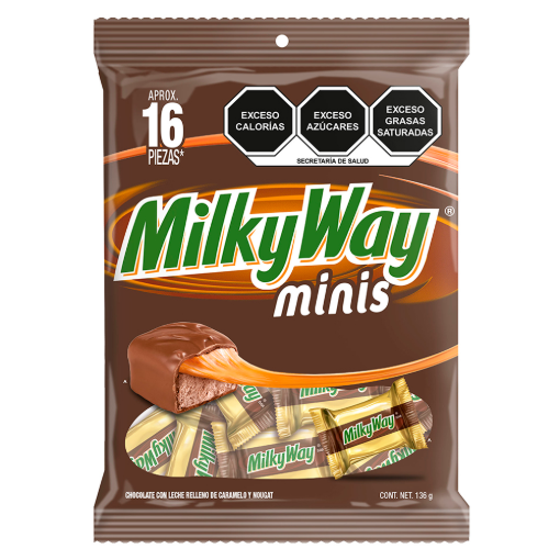 Imagen de Chocolate Milky Way Minis Bolsa 8.5 GRS
