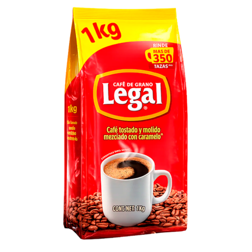 Imagen de Café Legal Tostado y Molido 1 KGS