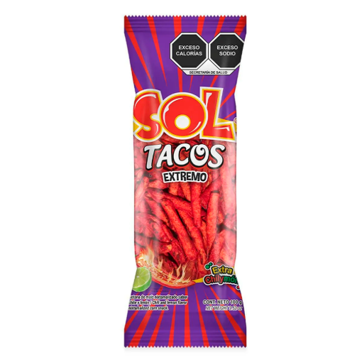 Imagen de Botana Sol Tacos Extremo 100 GRS