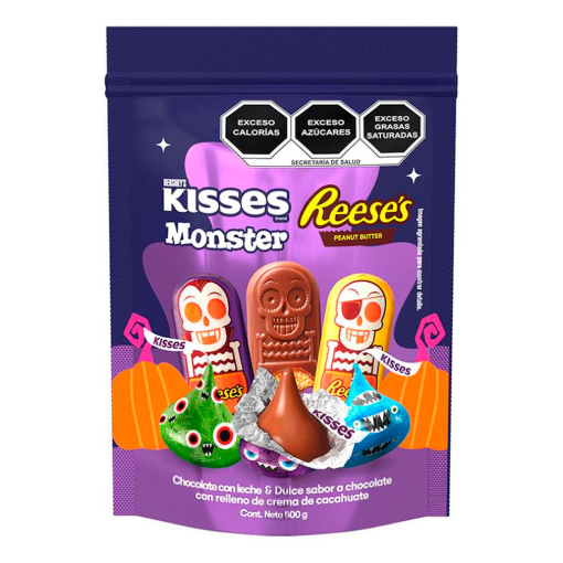 Imagen de Chocolate Hershey’s Monster y Reese’s Bolsa 500 GRS