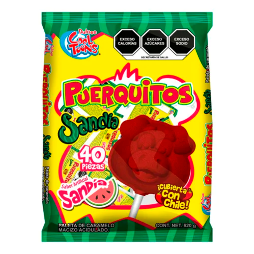 Imagen de Paleta C.Toons Puerquitos Sandia Bls Cool Toons Puerquitos Sandia 620 GRS