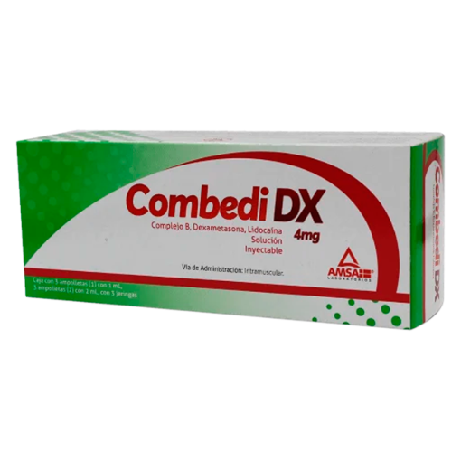 Imagen de Medicamento Amsa Combedi DX con 6 Ampolletas y 3 Jeringas Nuevo 1 PZS