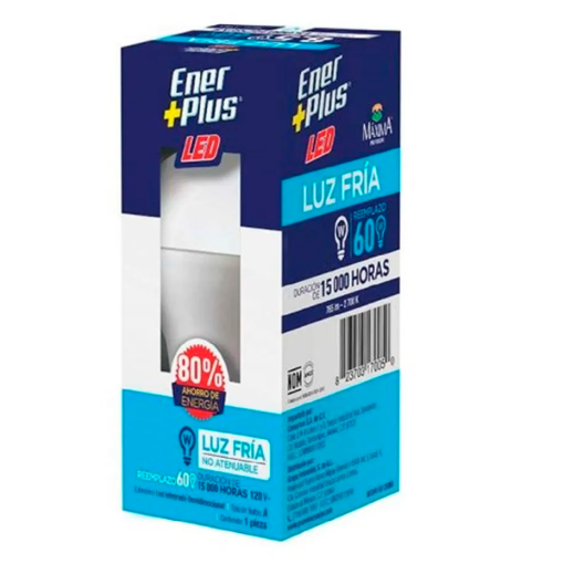 Imagen de Foco Máxima Ener+Plus 11W Luz Fría 1 PZS