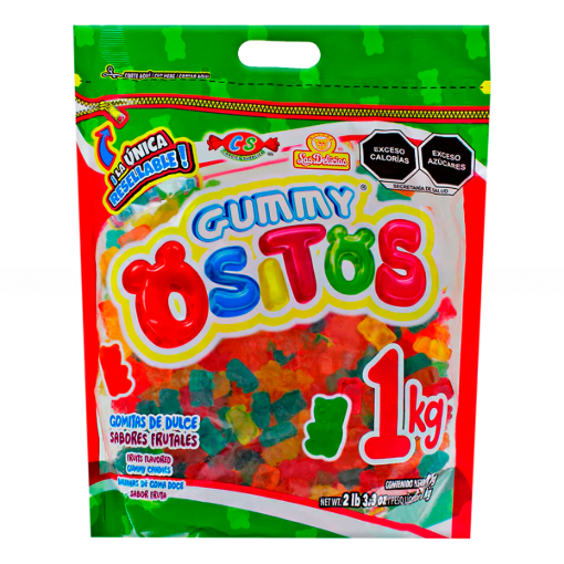 Imagen de Exhibidor Dulce Las Delicias Gummy Ositos Bolsa 1 KGS