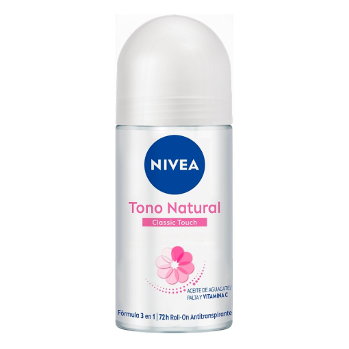 Imagen de Desodorante Nivea Tono Natural Mujer Roll-On Antitranspirante 50 MLL
