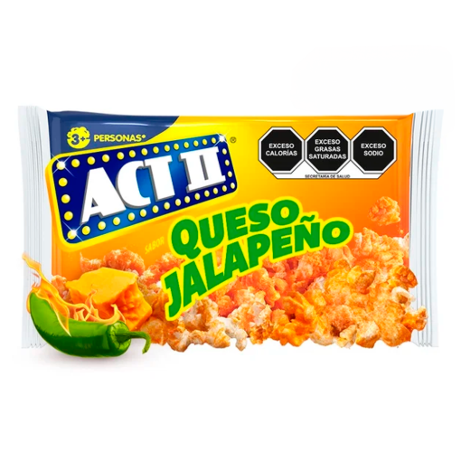 Imagen de Palomitas Act II Queso y Jalapeño 89 GRS