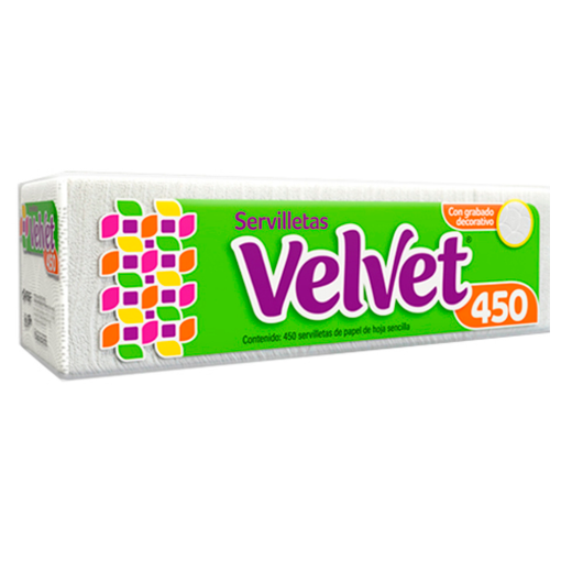 Imagen de Servilleta Velvet+50Pz Velvet 450 PZS