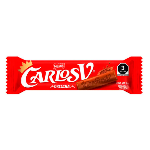 Imagen de Chocolate Nestlé Carlos V Suizo 18 GRS