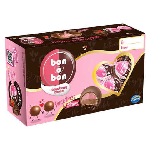 Imagen de Chocolate Bon O Bon Choco Fresa 15 GRS