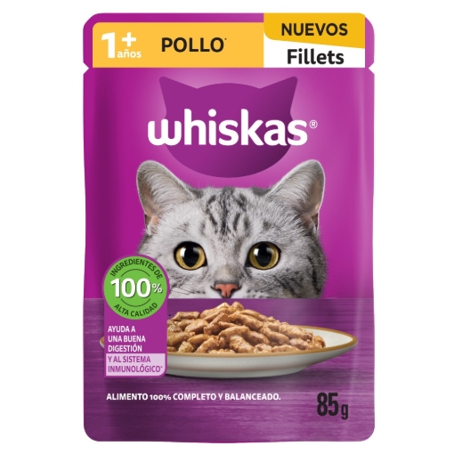 Imagen de Alim Whiskas Pollo Sob 85 GRS
