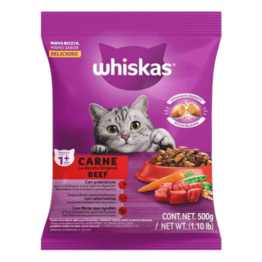 Imagen de Alimento Para Gato Whiskas Recetas Original 500 GRS