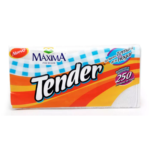 Imagen de Servilleta Tender Rectangulares Tender 250 PZS