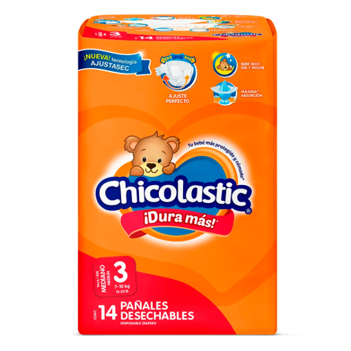 Imagen de Pañal Chicolastic Classic 3 14 PZS