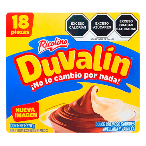 Imagen de Exhibidor Duvalin Avellana Vainilla 18 PZS