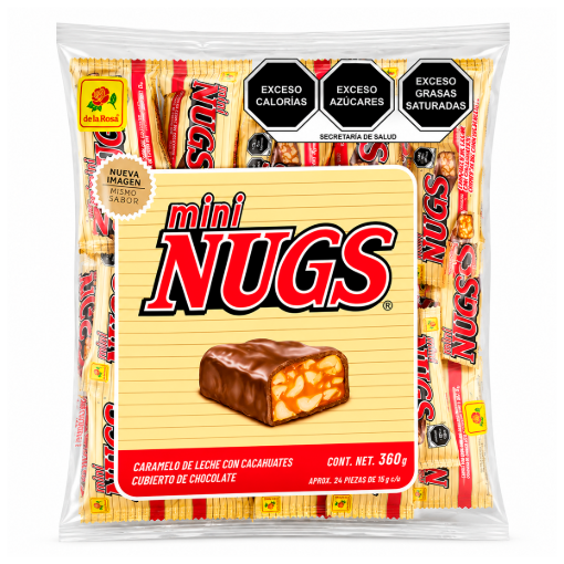Imagen de Exhibidor Chocolate Nugs Mini 360 GRS