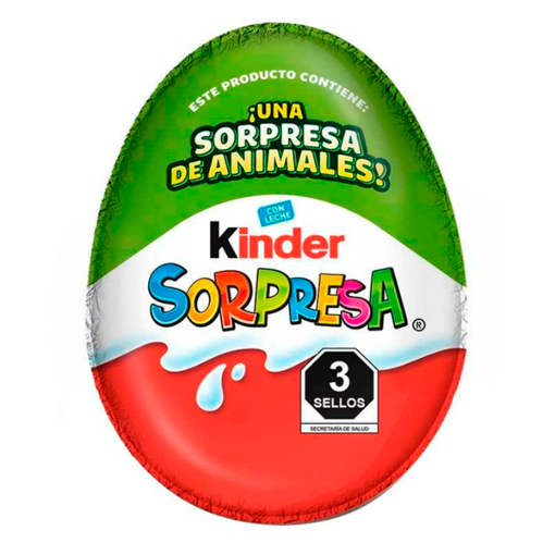 Imagen de Chocolate Kinder Sorpresa Animales 1 PZS