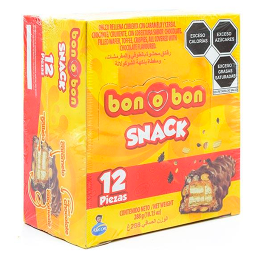 Imagen de Exhibidor Chocolate Bon o Bon Snack 24 GRS