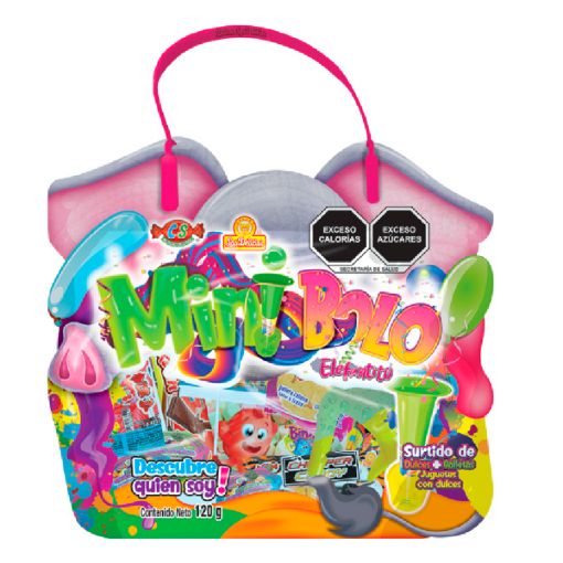 Imagen de Exhibidor Dulces Las Delicias Mini Bolo Surtido 120 GRS