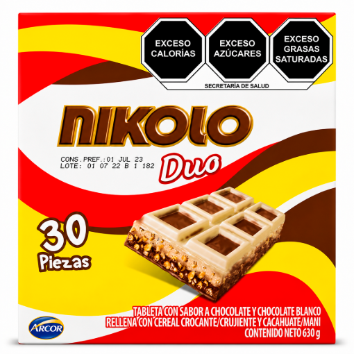 Imagen de Chocolate Nikolo Marmoleado  21 GRS