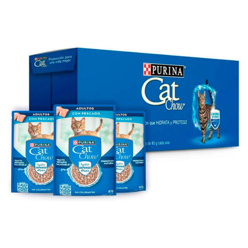 Imagen de Alimento Purina Cat Chow Pescado +2 Piezas Kit 85 GRS