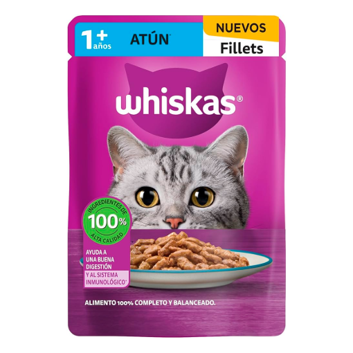 Imagen de Alimento Whiskas Atún Sobre 85 GRS