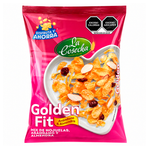 Imagen de Cereal La Cosecha Goldenfit Avena y Almendra Bolsa 200 GRS
