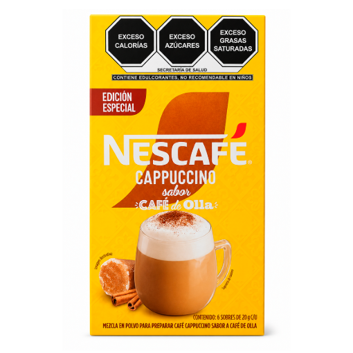 Imagen de Exhibidor Café Nescafé de Olla Capuchino 20 GRS