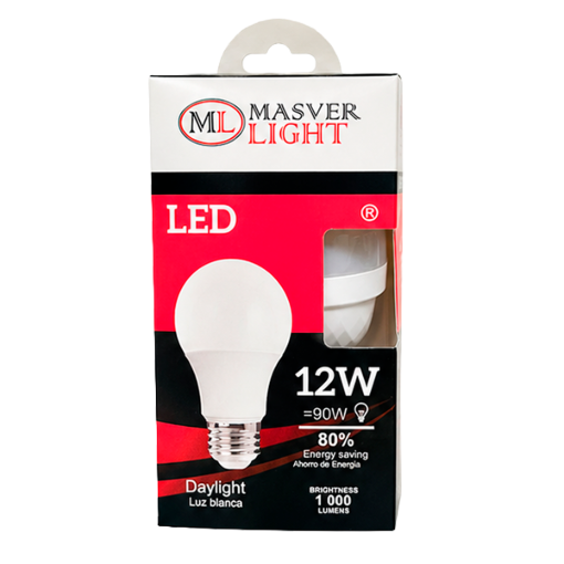 Imagen de Foco LED Masver Light 12W Luz Blanca 1 PZS