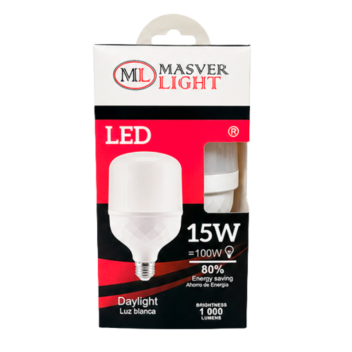 Imagen de Foco LED Masver Light MLA 15 W 1 PZS