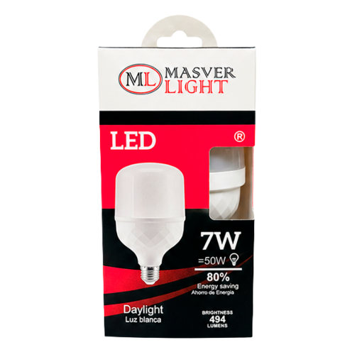 Imagen de Foco LED Masver Light MLA 7 W 1 PZS