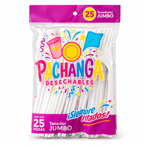 Imagen de Tenedor Pachanga Jumbo 25 PZS