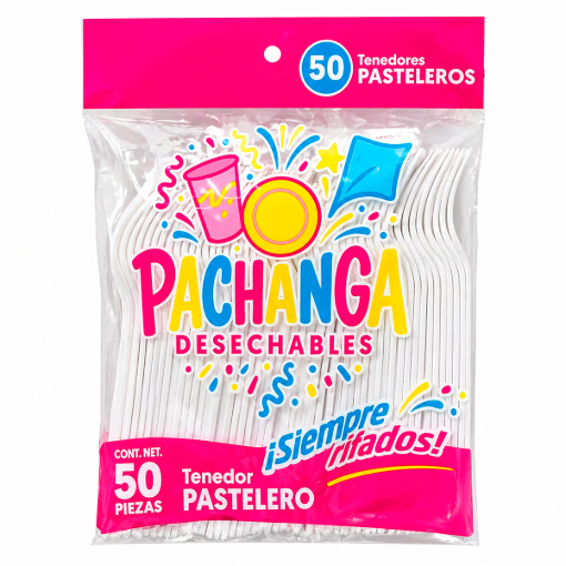 Imagen de Tenedor Pachanga Pastelero 50 PZS