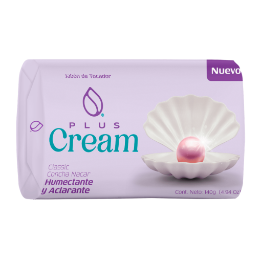 Imagen de Jabón de Tocador Plus Cream Concha Nácar 140 GRS