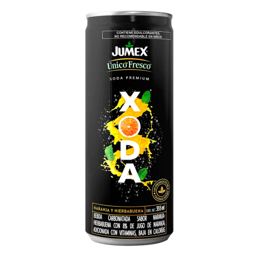 Imagen de Jugo Jumex Xoda Naranja/Hierbabuena Lata 355 MLL