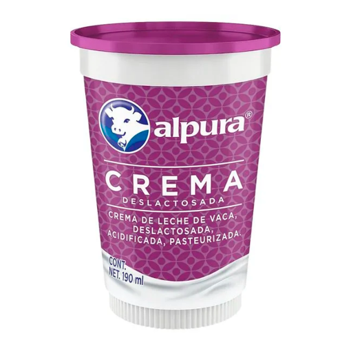 Imagen de Crema Alpura Deslactosada 190 MLL