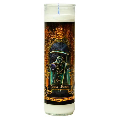 Imagen de Veladora Aramluz Vaso 100 Santa Muerte 1 PZS