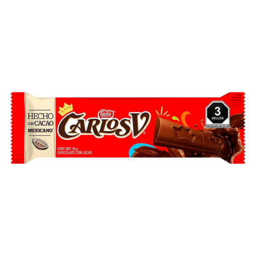 Imagen de Chocolate Carlos V King Mexicano 30 GRS