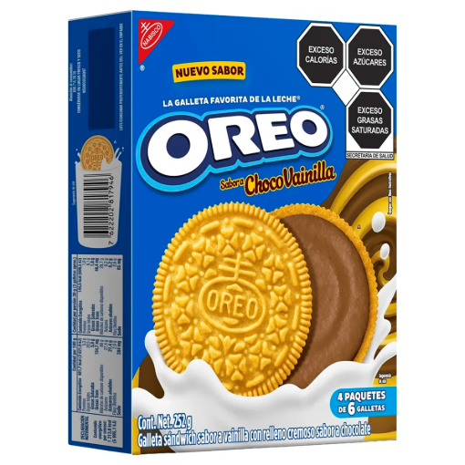 Imagen de Exhibidor Galletas Oreo Chocolate/Vainilla 63 GRS
