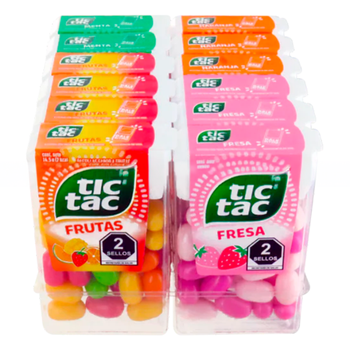 Imagen de Exhibidor Pastillas Tic Tac Mix 12 PZS