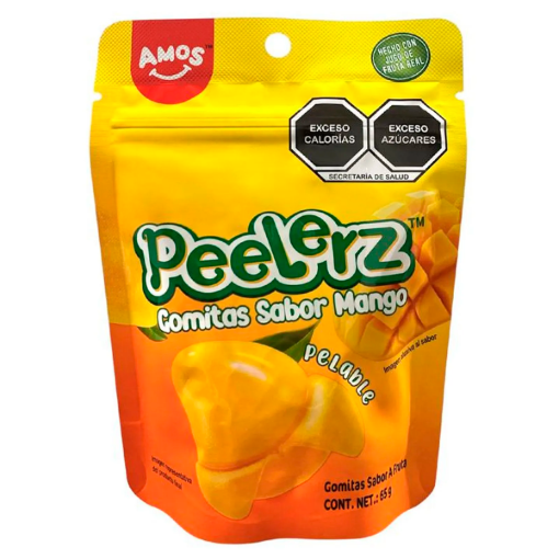 Imagen de Dulce Gomita Amos Peelerz Mango 65 GRS