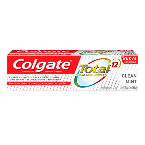Imagen de Exhibidor Pasta Dental Colgate Total Clean Mint 75 MLL