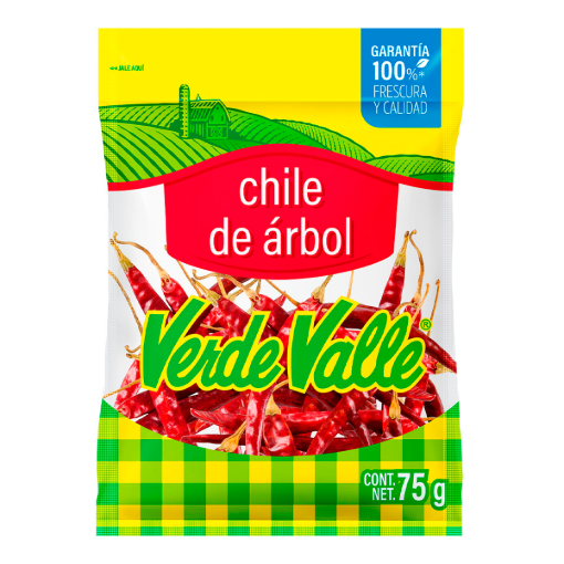 Imagen de Chile de Árbol Verde Valle 75 GRS