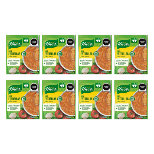 Imagen de Exhibidor Sopa Knorr Estrellitas 95 GRS