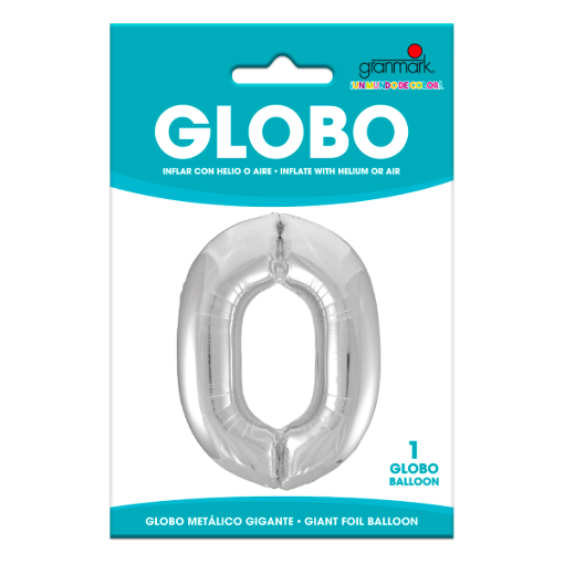 Imagen de Globo Granmark #0 Plata 1 PZS