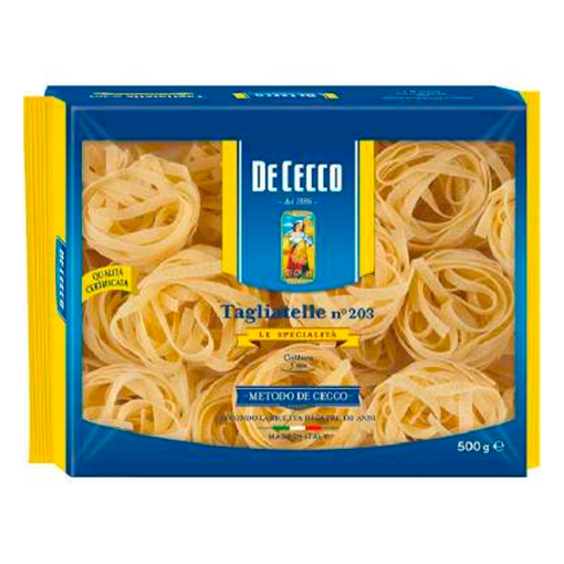 Imagen de Pasta De Cecco Tagliatelle No. 203 500 GRS