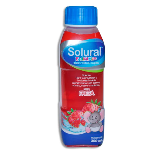 Imagen de Suero Solural Fresa Pediátrico 300 MLL